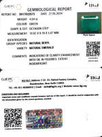 Load image into Gallery viewer, 4.04/CT Natural Panna Stone with Govt. Lab Certificate-4551