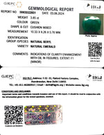 Load image into Gallery viewer, 3.85/CT Natural Panna Stone with Govt. Lab Certificate-6771