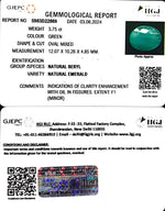 Load image into Gallery viewer, 3.75/CT Natural Panna Stone with Govt. Lab Certificate-4551