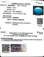 Load image into Gallery viewer, 8.26/CT Natural Govt. Lab Certified Turquoise-832