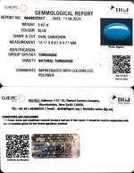 Load image into Gallery viewer, 5.82/CT Natural Govt. Lab Certified Turquoise-832