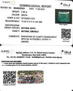 Load image into Gallery viewer, 3.99/CT Natural Panna Stone with Govt. Lab Certificate-3441