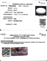 Load image into Gallery viewer, 4.87/CT Natural Fire Opal with Govt. Lab Certificate-6771