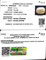 Load image into Gallery viewer, 5.51/CT Natural Ceylonese Pukhraj with Govt Lab Certificate-6771