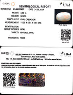 Load image into Gallery viewer, 3.89/CT Natural Fire Opal with Govt. Lab Certificate-8991
