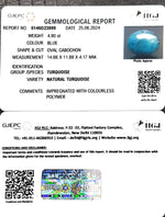 Load image into Gallery viewer, 4.90/CT Natural Govt. Lab Certified Turquoise-1221