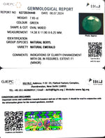 Load image into Gallery viewer, 7.65/CT Natural Panna Stone with Govt. Lab Certificate-4551