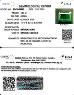 Load image into Gallery viewer, 4.80/CT Natural Panna Stone with Govt. Lab Certificate-6771