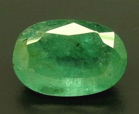 5.47/CT Natural Panna Stone with Govt. Lab Certificate-12210