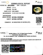 Load image into Gallery viewer, 7.21/CT Natural Ceylonese Pukhraj with Govt Lab Certificate-23310