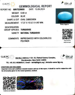 Load image into Gallery viewer, 6.68/CT Natural Govt. Lab Certified Turquoise-832