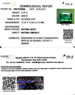 Load image into Gallery viewer, 6.29/CT Natural Panna Stone with Govt. Lab Certificate-8991