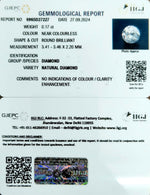 Load image into Gallery viewer, 0.17/Cents Natural Diamond with Govt. Lab Certificate-95000