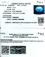 Load image into Gallery viewer, 2.81/CT Natural Turquoise With Govt. Lab Certificate-1221