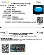 Load image into Gallery viewer, 4.54/CT Natural Govt. Lab Certified Turquoise-832