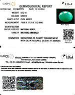 Load image into Gallery viewer, 8.52/CT Natural Panna Stone with Govt. Lab Certificate-2331