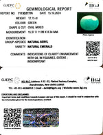 Load image into Gallery viewer, 12.15/CT Natural Panna Stone with Govt. Lab Certificate-2331