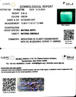 Load image into Gallery viewer, 9.45/CT Natural Panna Stone with Govt. Lab Certificate-2331