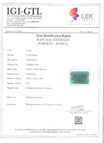 Load image into Gallery viewer, 13.18/CT Natural Certified Emerald Gemstone -71548