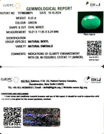 Load image into Gallery viewer, 8.53/CT Natural Panna Stone with Govt. Lab Certificate-4551
