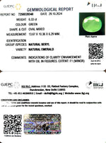Load image into Gallery viewer, 6.33/CT Natural Panna Stone with Govt. Lab Certificate-4551