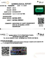 Load image into Gallery viewer, 5.60/CT Natural Panna Stone with Govt. Lab Certificate-6771