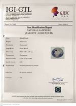 Load image into Gallery viewer, 3.34/CT Natural Purple Sapphire with Govt. Lab Certificate-73409