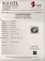 Load image into Gallery viewer, 3.34/CT Natural Purple Sapphire Stone with Govt. Lab Certificate-73409