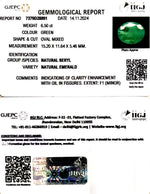 Load image into Gallery viewer, 6.50/CT Natural Panna Stone with Govt. Lab Certificate-6771