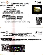 Load image into Gallery viewer, 3.11/CT Natural Ceylonese Pukhraj with Govt Lab Certificate-23310