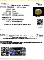 Load image into Gallery viewer, 4.08/CT Natural Ceylonese Pukhraj with Govt Lab Certificate-4551