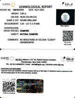 Load image into Gallery viewer, 0.80/Cents Natural Diamond with Govt. Lab Certificate-120000