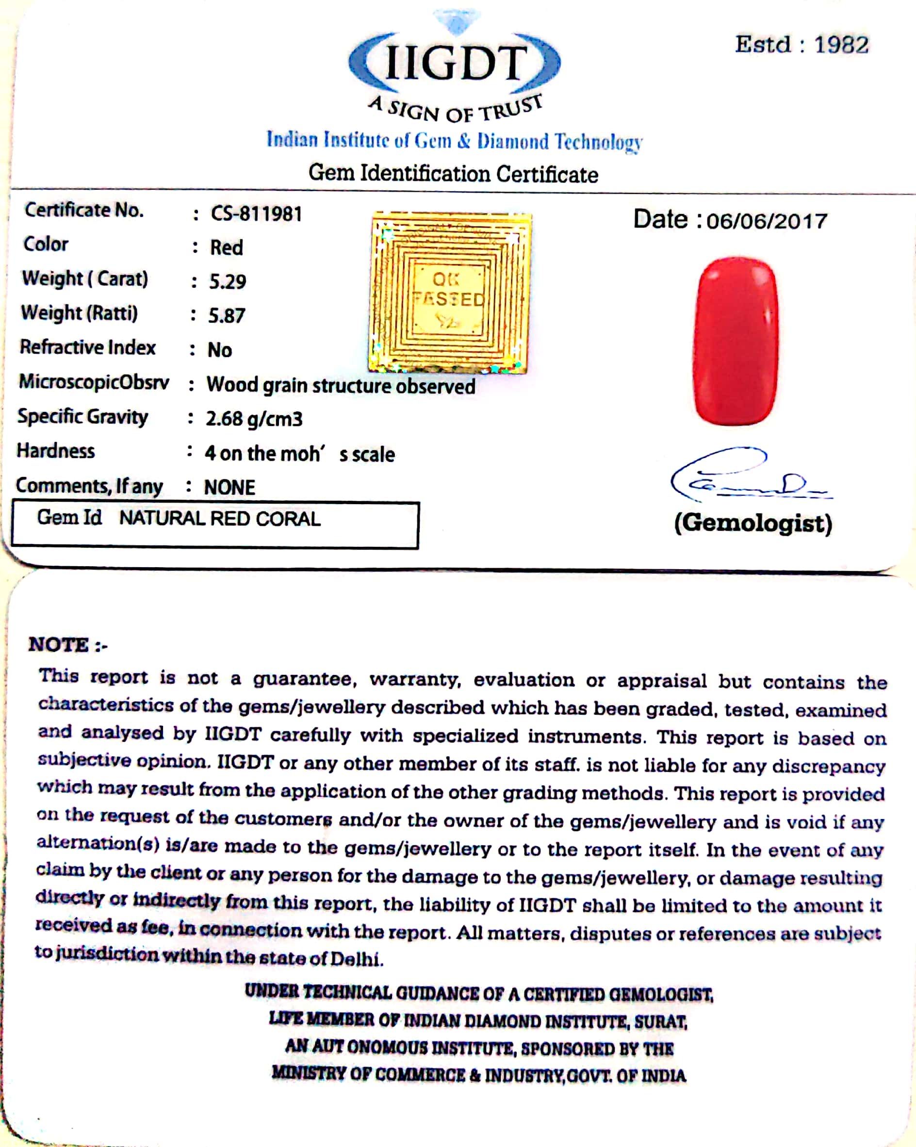 5.29/CT Natural Italian Moonga
