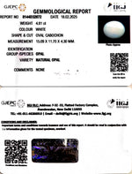 Load image into Gallery viewer, 4.81/CT Natural Certified Opal Gemstone -8144D32872