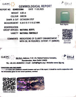 Load image into Gallery viewer, 4.00/CT Natural Panna Stone with Govt. Lab Certificate (34410)