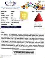Load image into Gallery viewer, 3.94 Ratti Italian triangular Red Coral-(1054)