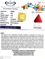 Load image into Gallery viewer, 3.78 Ratti Italian Triangular Red Coral-(1054)
