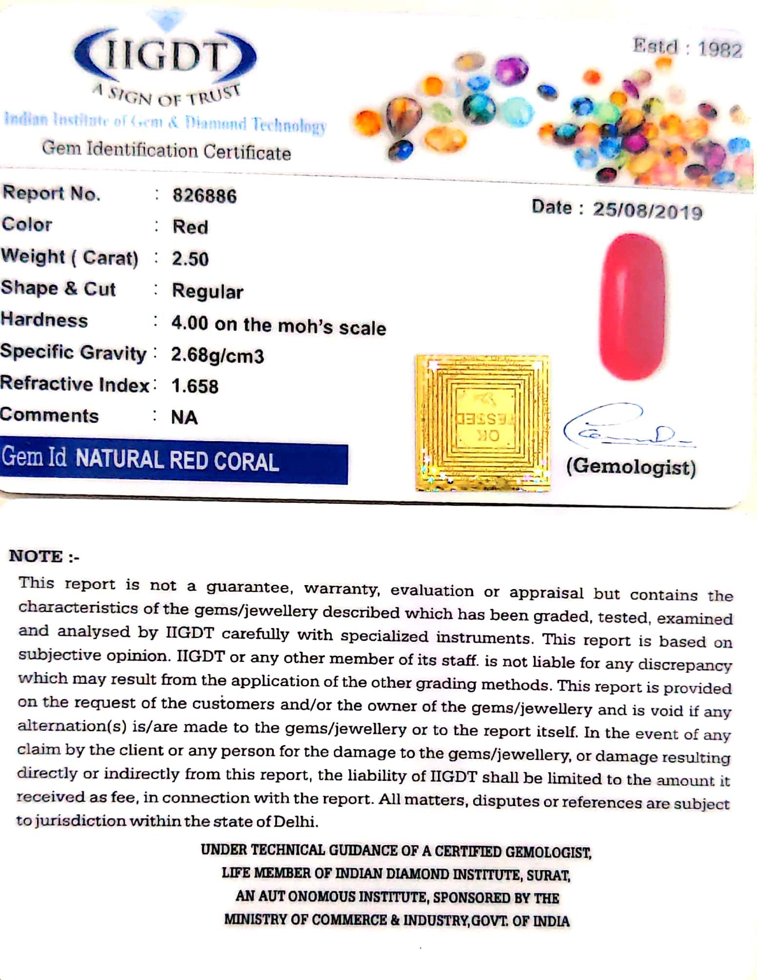 2.70/CT Natural Italian Moonga-826886