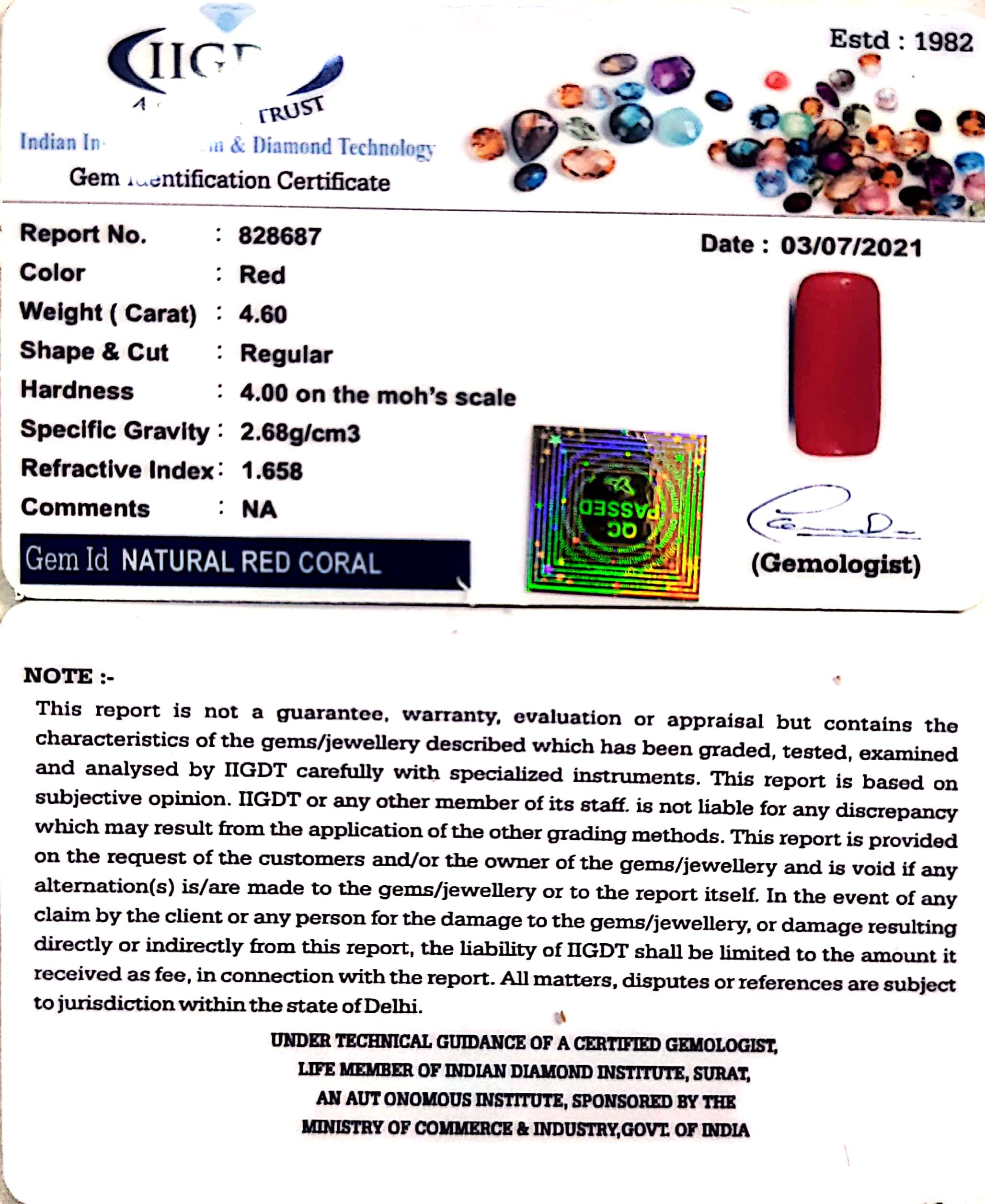 5.10 Ratti italian Red Coral - 828687