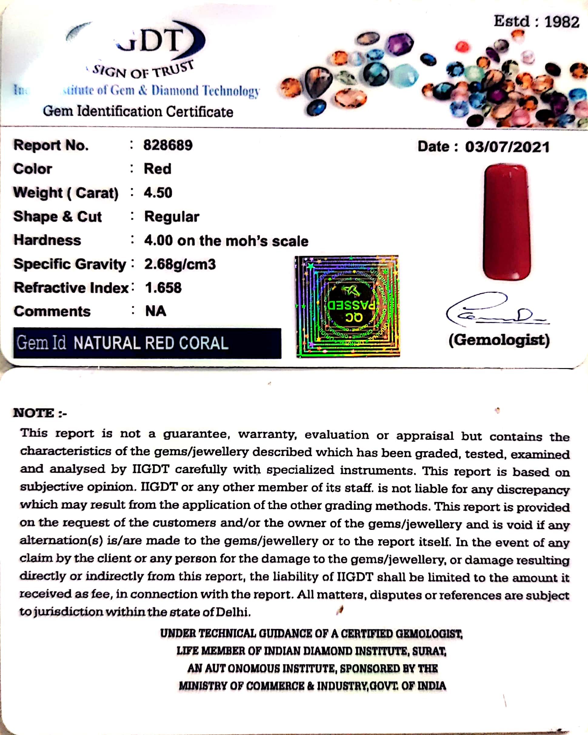 4.99 Ratti Italian Red Coral