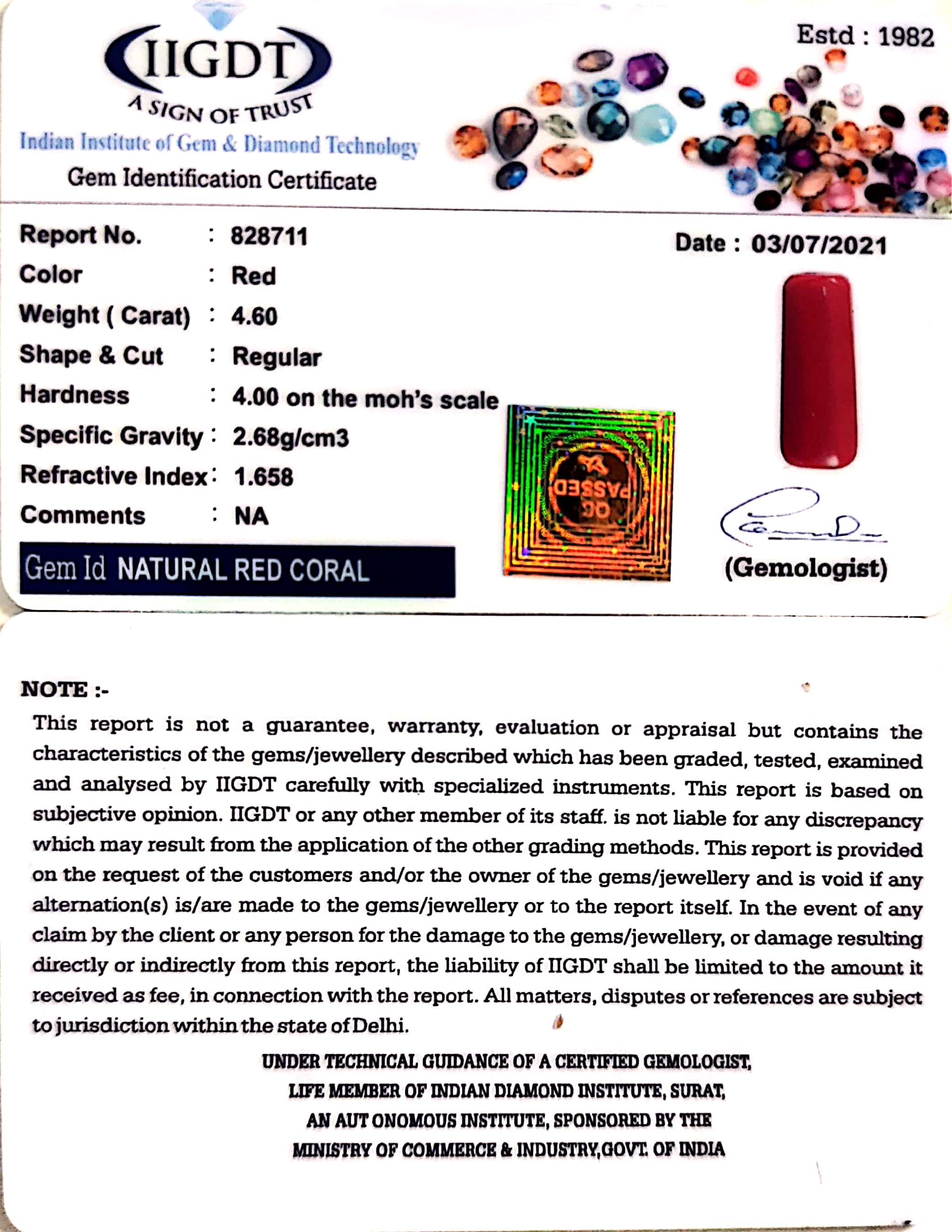 5.10 Ratti italian Red Coral - 828711