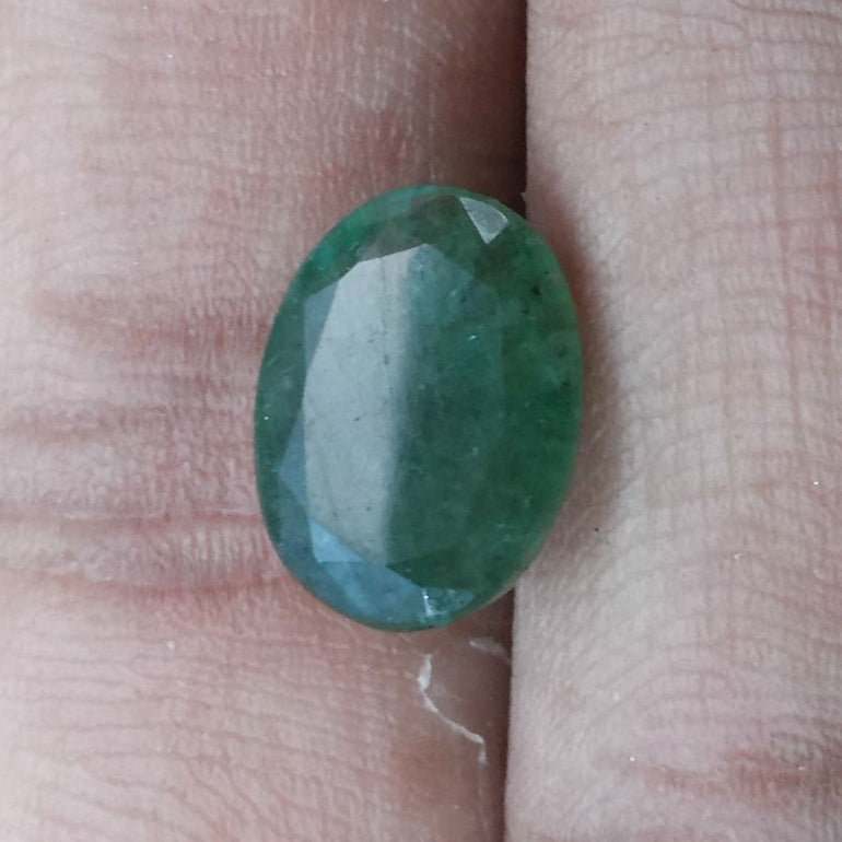 3.93/CT Natural Panna Stone with Govt. Lab Certificate-88491