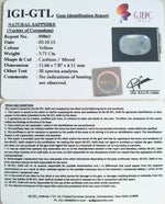 Load image into Gallery viewer, 3.71/CT Natural Pitambari Sapphire with Govt Lab Certificate-89863