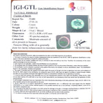 Load image into Gallery viewer, 2.94 Ratti Natural Panna Stone with Govt. Lab Certificate (16650)