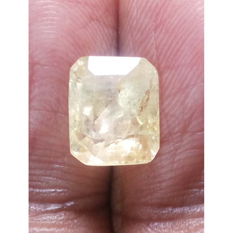 2.87CT Natural Yellow Sapphire with Govt Lab Certificate-23310