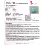 Load image into Gallery viewer, 2.91/CT Natural Panna Stone with Govt. Lab Certificate (6771)