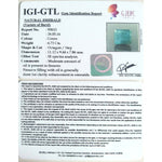 Load image into Gallery viewer, 7.47 Ratti Natural Panna Stone with Govt. Lab Certificate (6100)