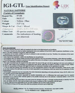 Load image into Gallery viewer, 3.57/CT Natural Pitambari Sapphire with Govt Lab Certificate-97190
