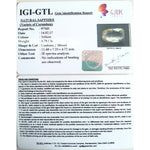 Load image into Gallery viewer, 4.78/CT Natural yellow sapphire with Govt Lab Certificate-(YELSA9W)