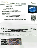 Load image into Gallery viewer, 2.23/CT Natural Blue Sapphire with Govt Lab Certificate (8991)